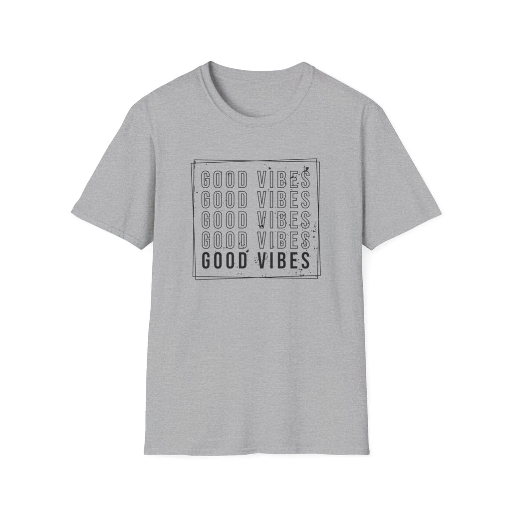"Good Vibes" Distressed Mantra T-Shirt