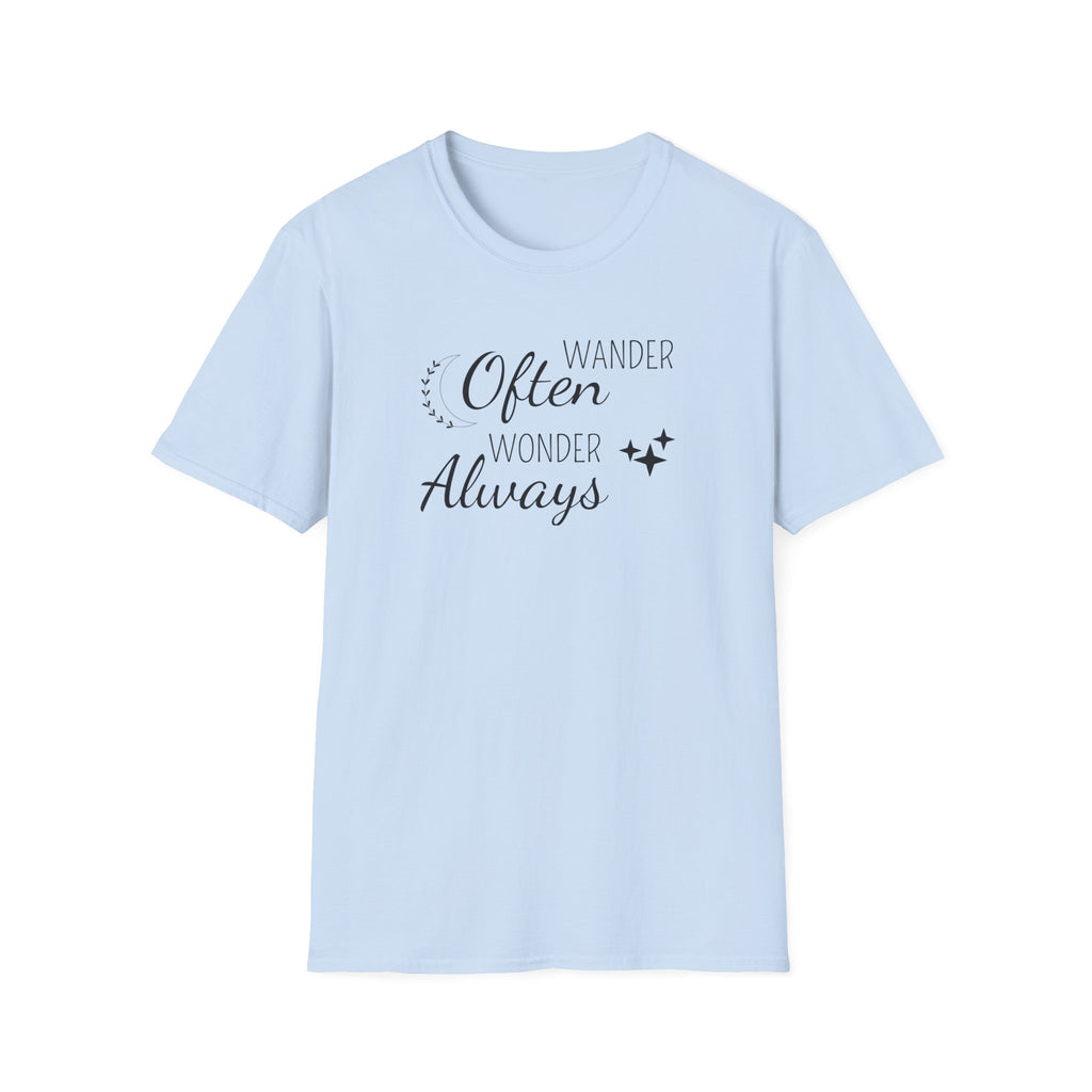 Wander Often Wonder Always Boho T-Shirt
