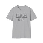 "Freedom & Coffee" Wanderlust Graphic  T-Shirt