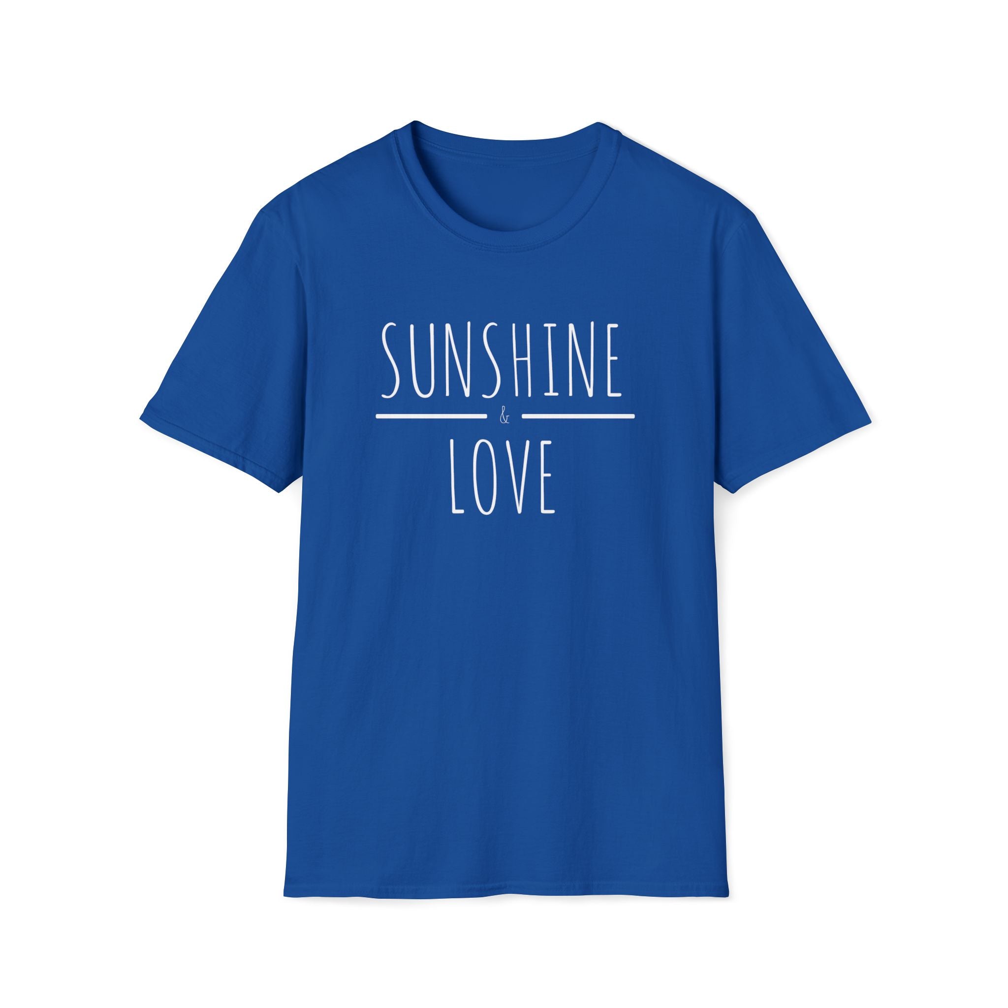 "Sunshine & Love" Minimalist Boho Graphic T-Shirt