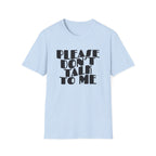 "Please Don't Talk To Me" Retro Wavy T-Shirt