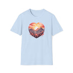 Floral Mountain Heart T-Shirt