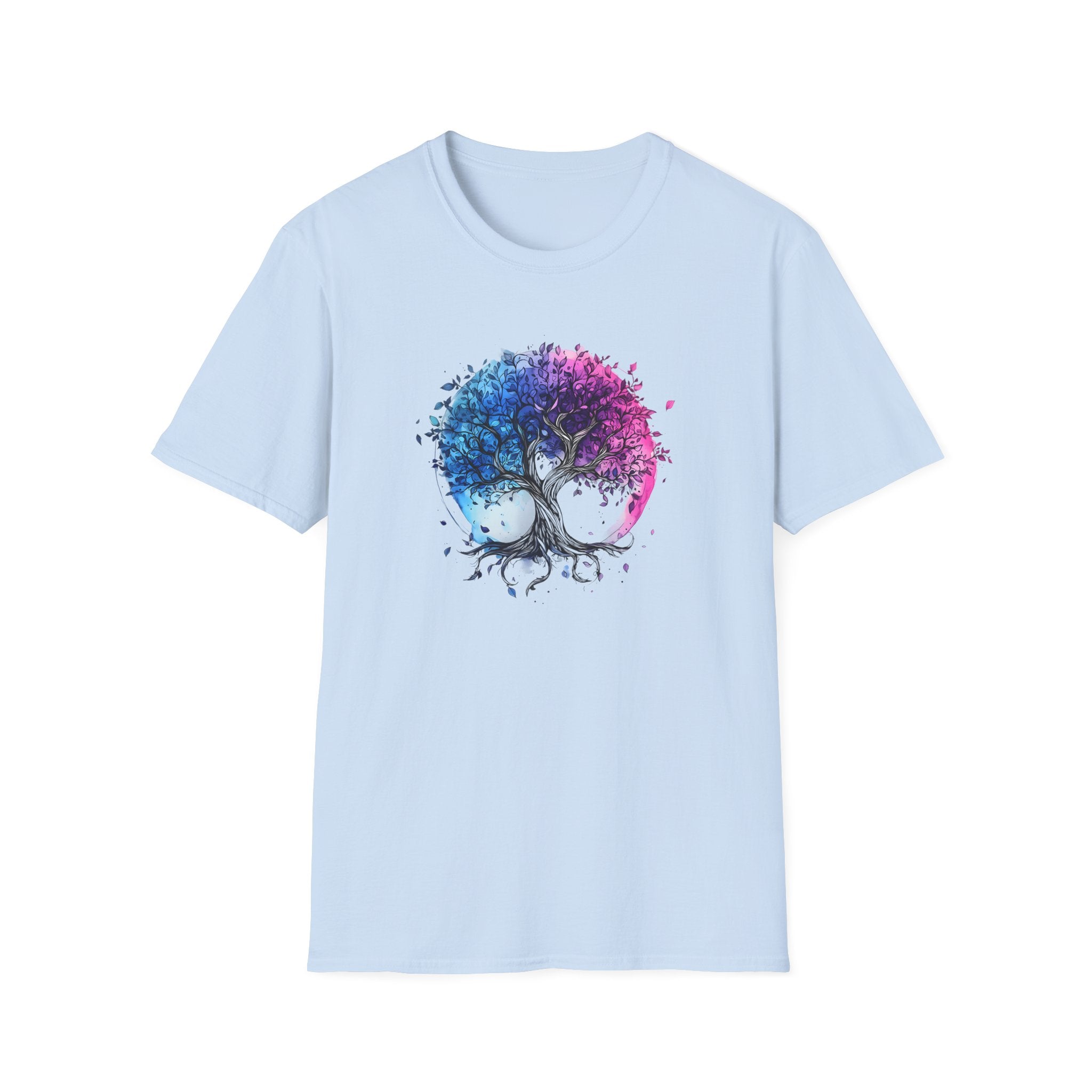 "Mystic Roots" Watercolor Tree of Life T-Shirt
