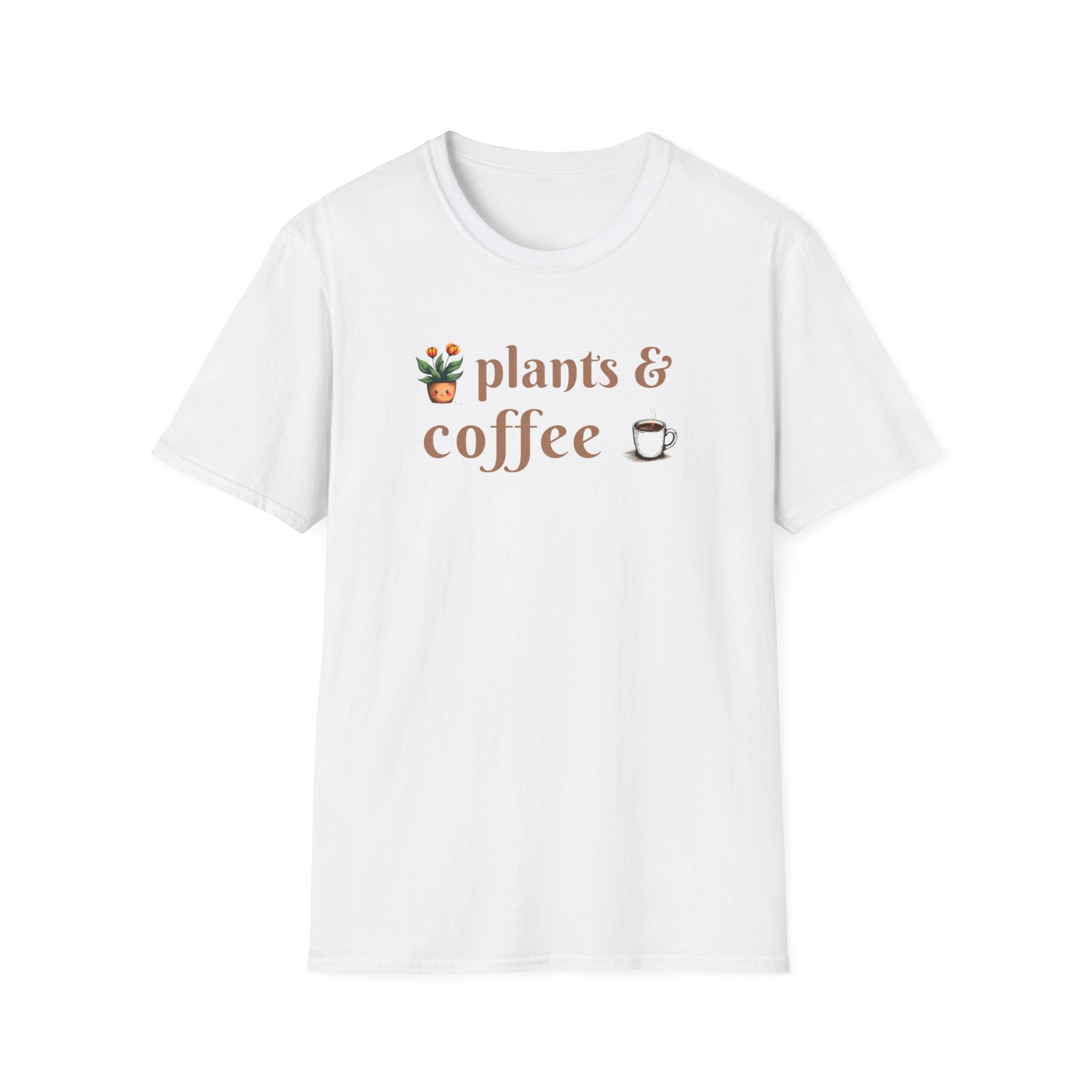 "Plants & Coffee" Graphic T-Shirt