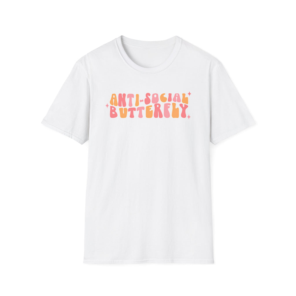 38.	"Anti-Social Butterfly" Graphic T-Shirt