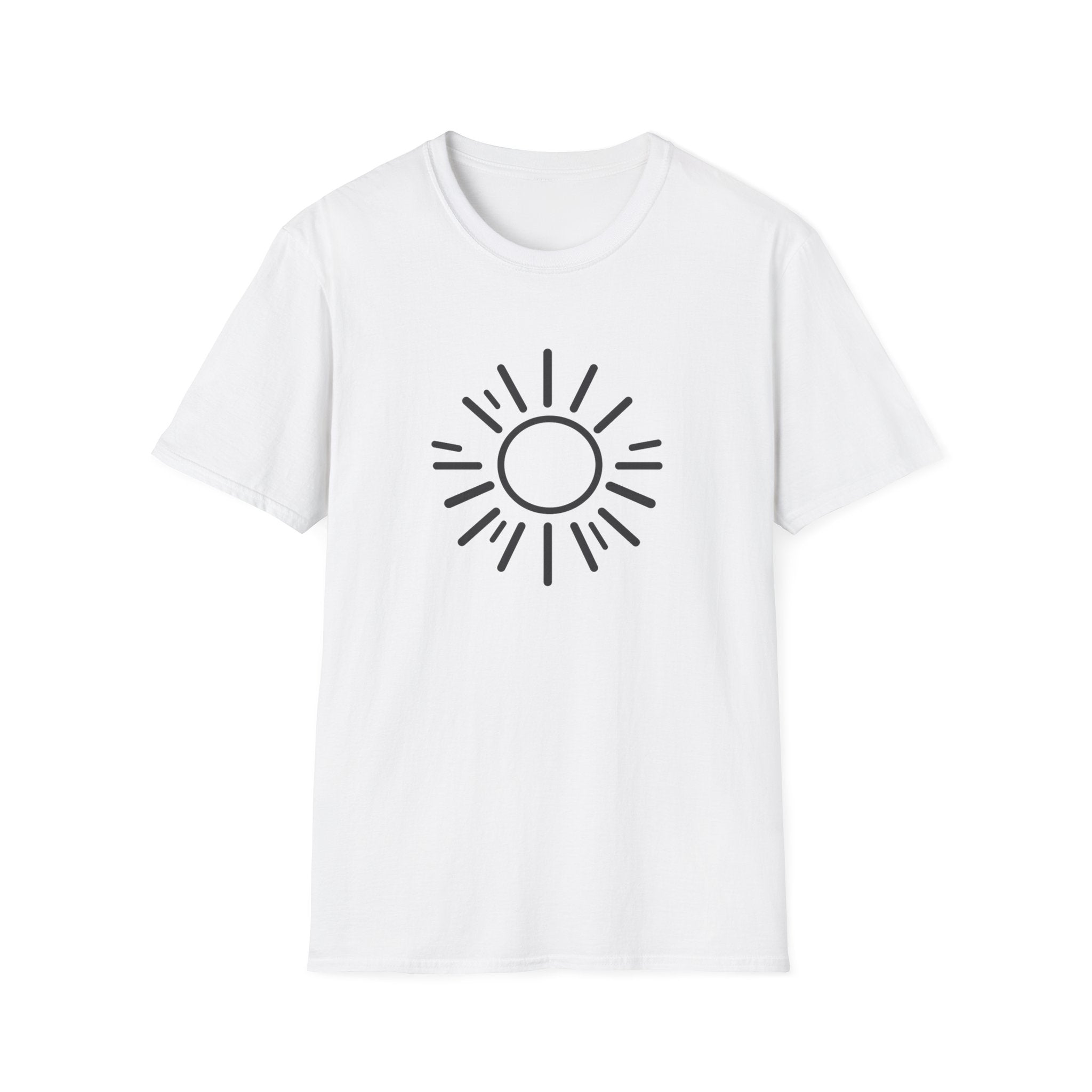 "Simple Sunshine" Minimalist Icon T-Shirt