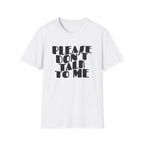 "Please Don't Talk To Me" Retro Wavy T-Shirt
