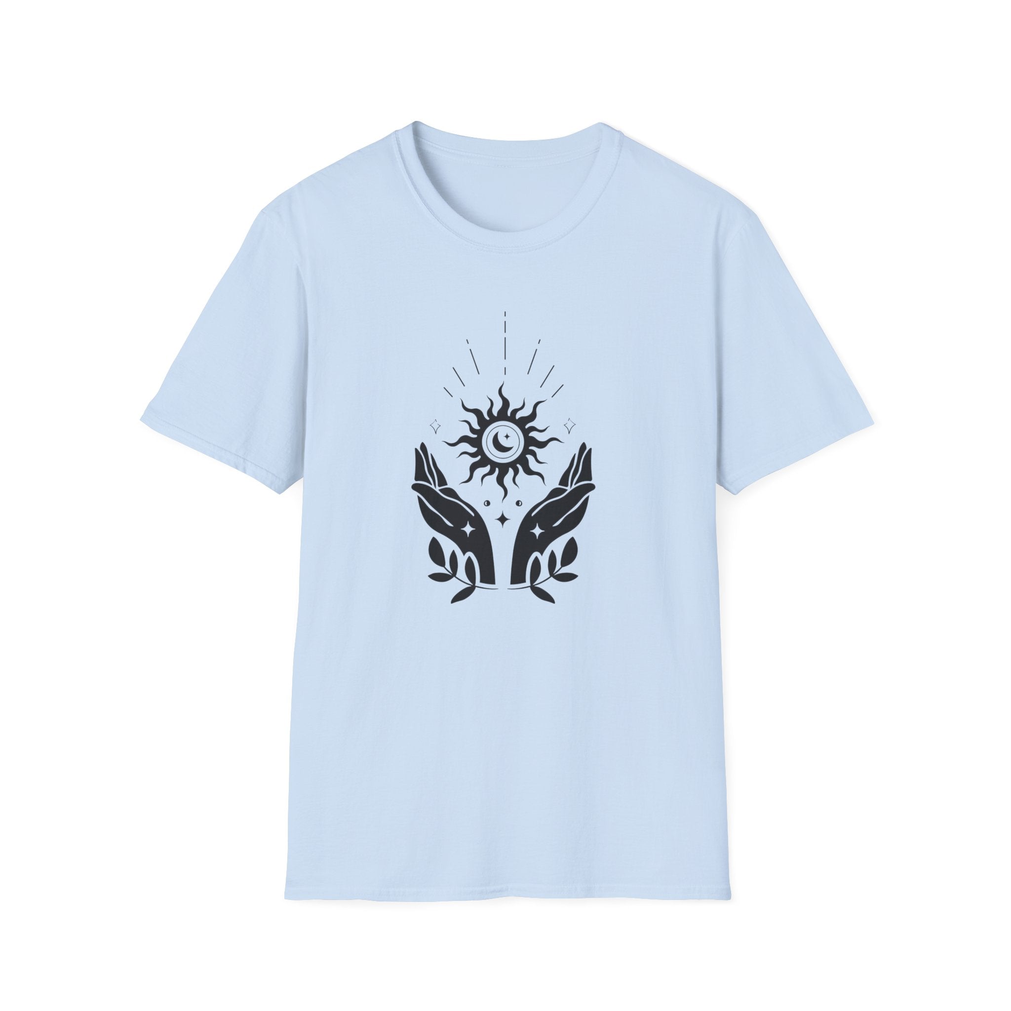 "Cosmic Embrace" Celestial Sun & Moon T-Shirt