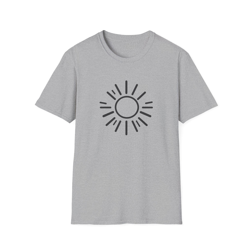 "Simple Sunshine" Minimalist Icon T-Shirt