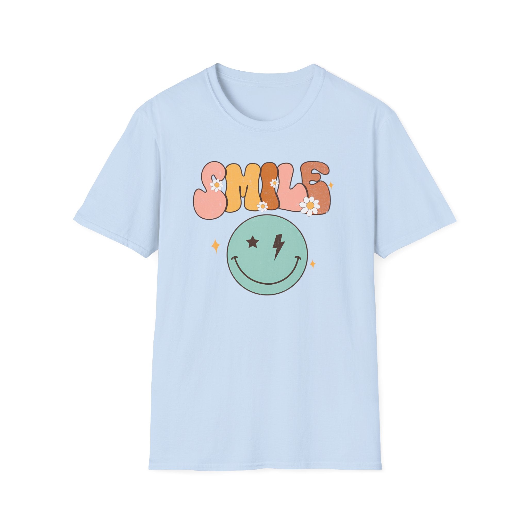 Retro Smile Graphic T-Shirt