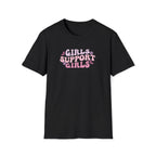 Girls Support Girls Retro Boho T-Shirt