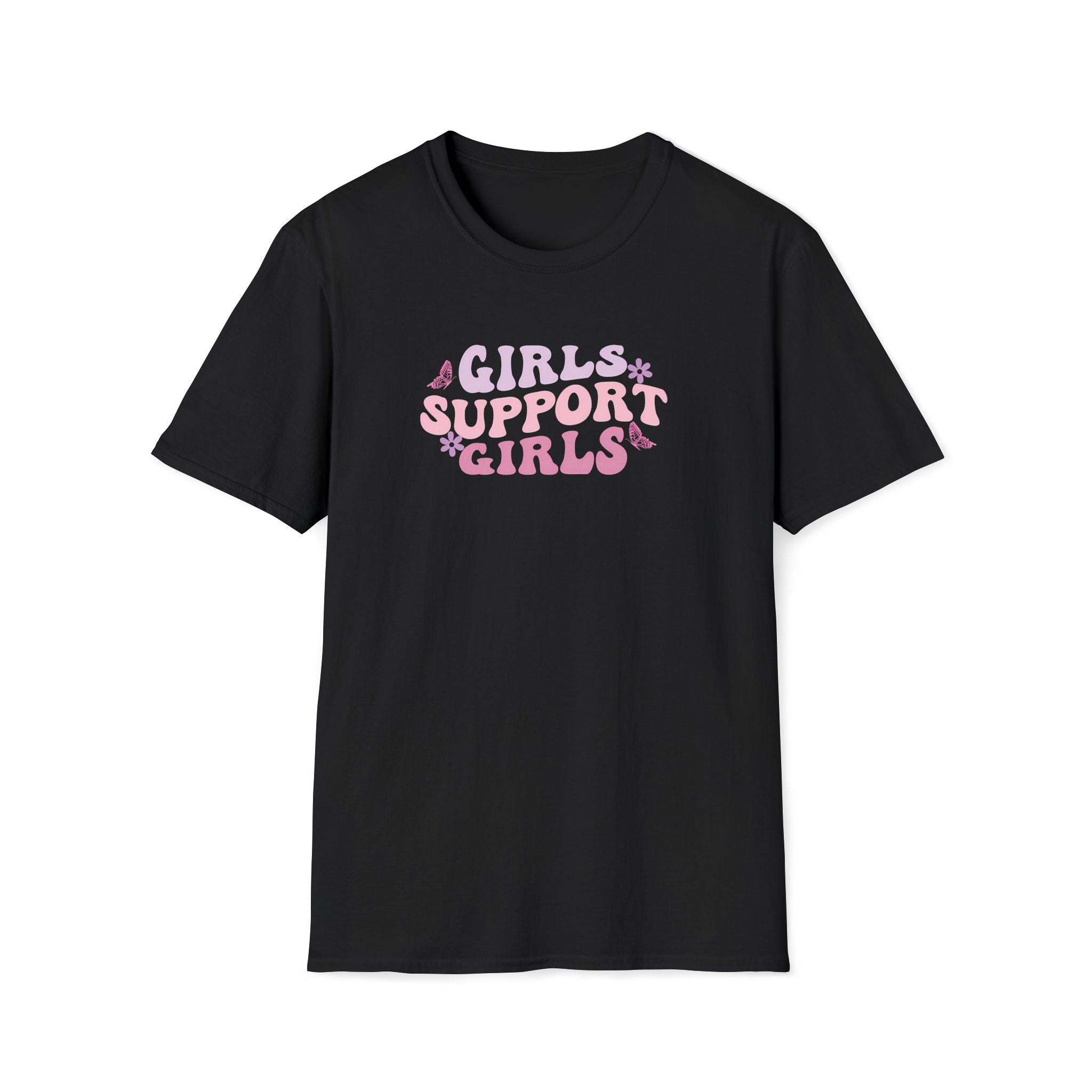 Girls Support Girls Retro Boho T-Shirt