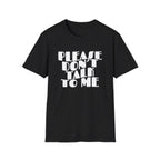 "Please Don't Talk To Me" Retro Wavy T-Shirt