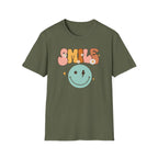 Retro Smile Graphic T-Shirt
