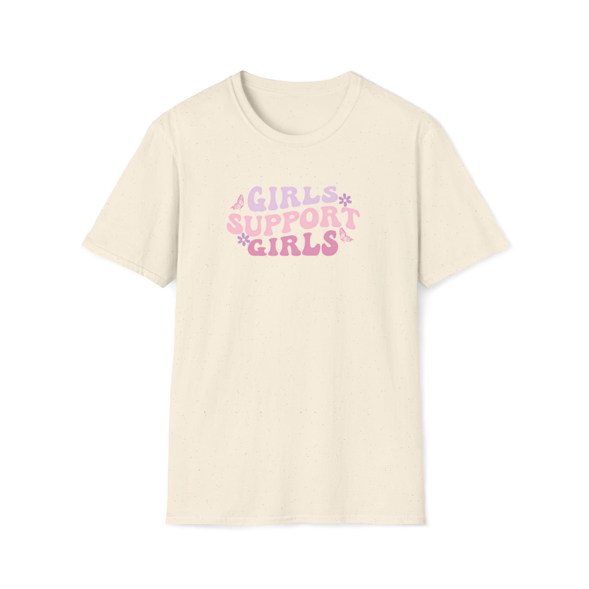 Girls Support Girls Retro Boho T-Shirt