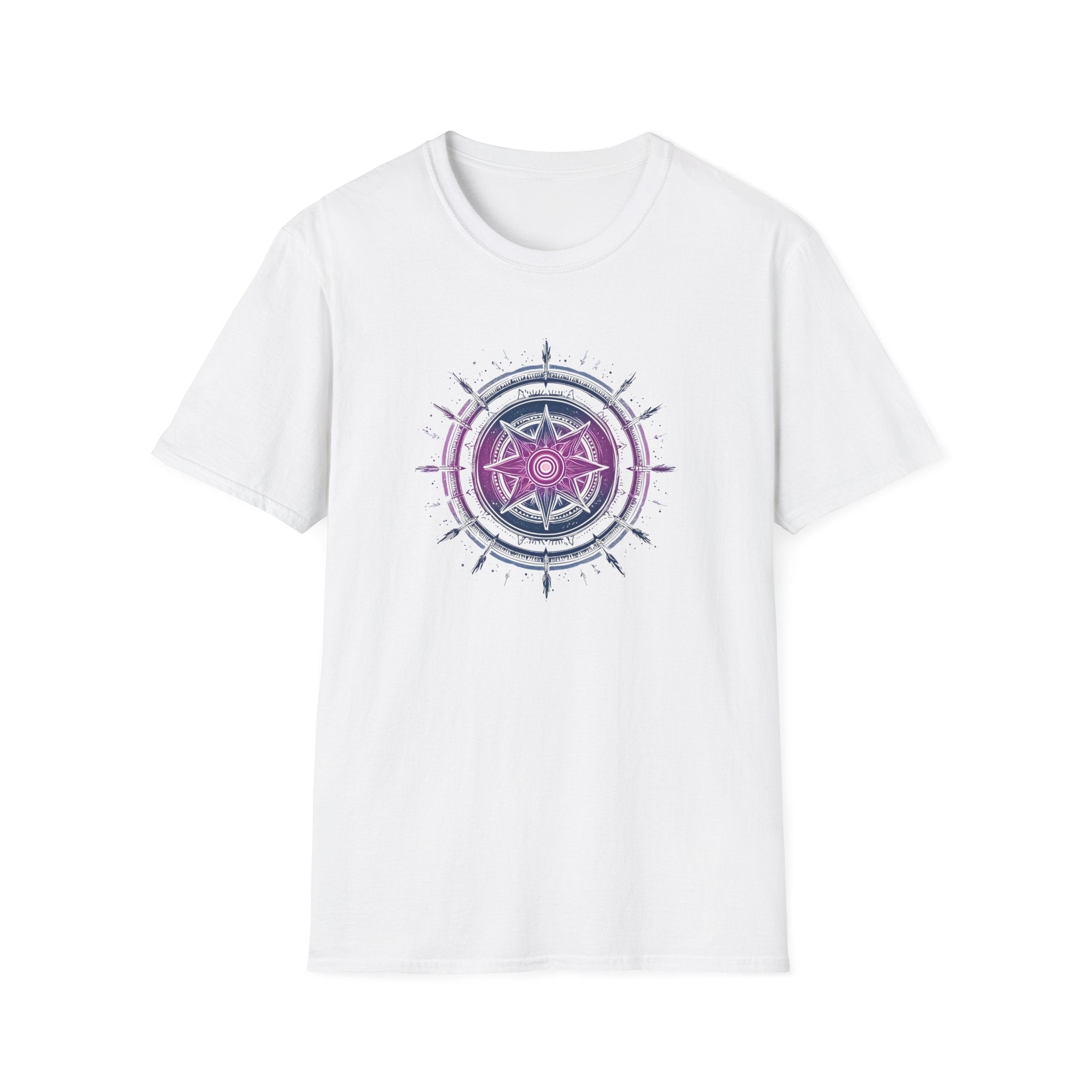 "Mystic Violet" Celestial Star Mandala T-Shirt
