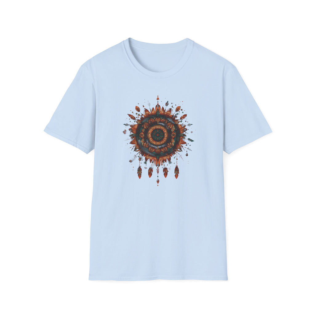 "Rustic Sun" Dreamcatcher Mandala T-Shirt