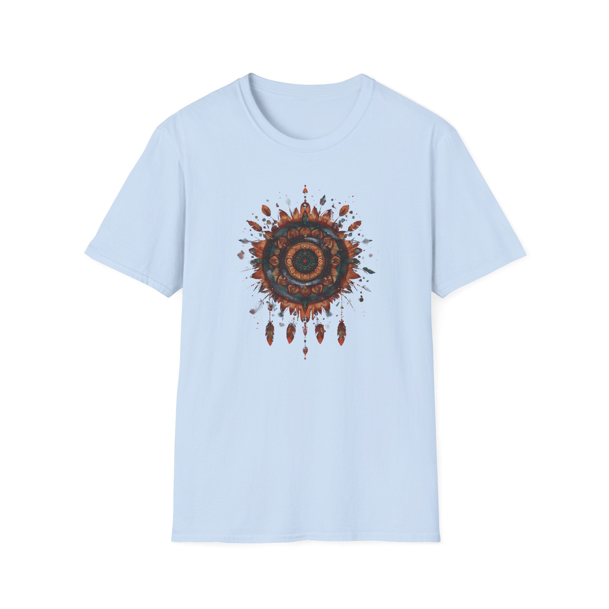 "Rustic Sun" Dreamcatcher Mandala T-Shirt