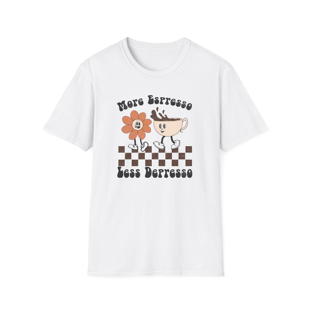 "More Espresso, Less Depresso" T-Shirt