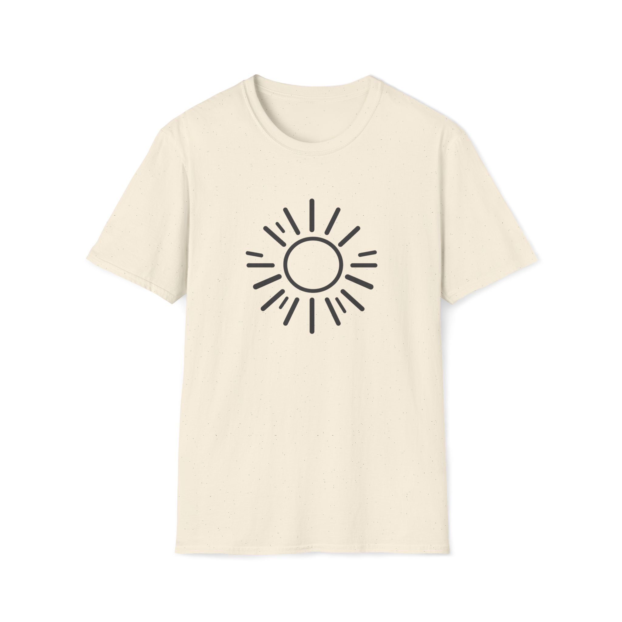 "Simple Sunshine" Minimalist Icon T-Shirt