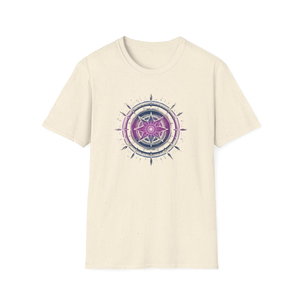 "Mystic Violet" Celestial Star Mandala T-Shirt
