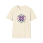 "Mystic Violet" Celestial Star Mandala T-Shirt
