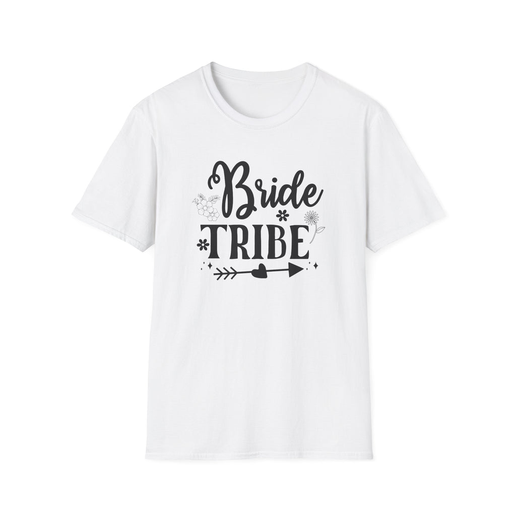 The "Bride Tribe" Rustic Floral Bachelorette T-Shirt