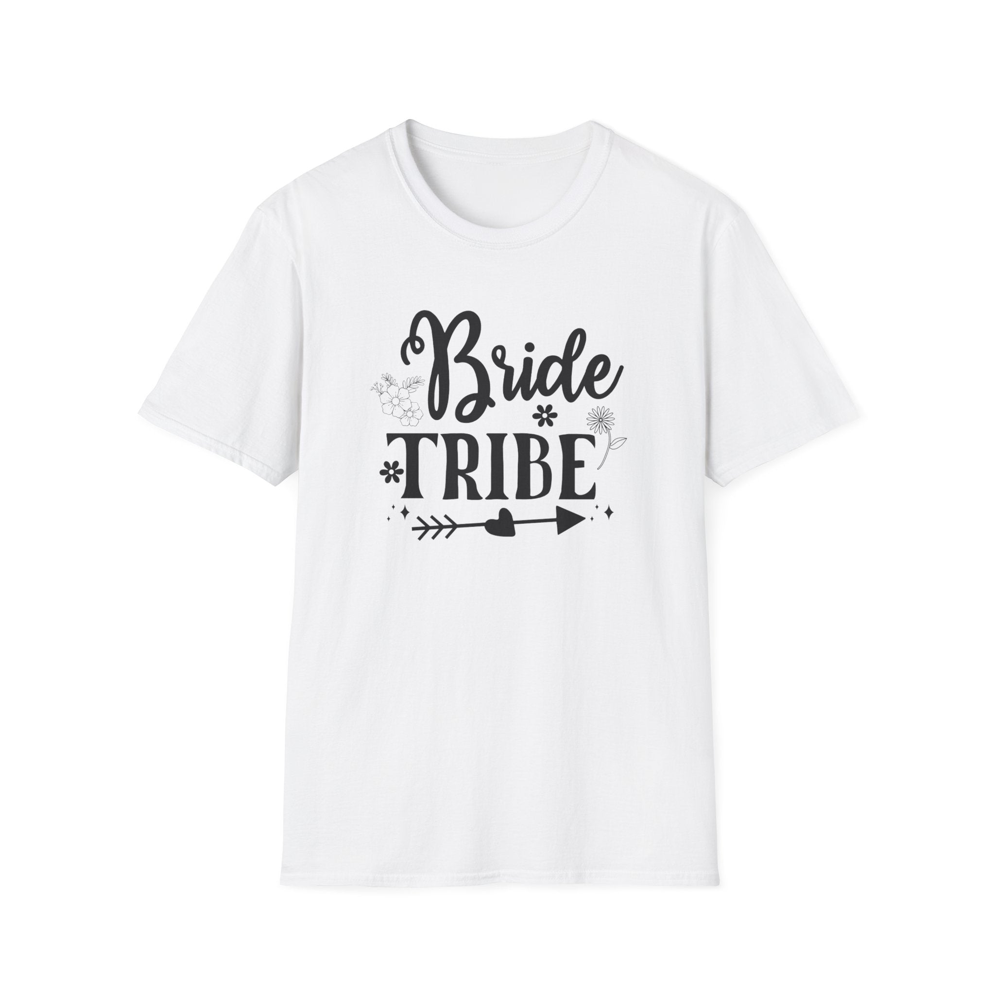 The "Bride Tribe" Rustic Floral Bachelorette T-Shirt