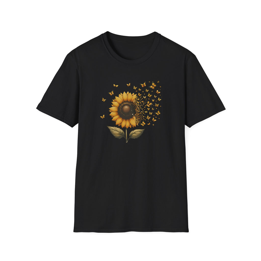 Sunflower Butterfly Transformation T-Shirt