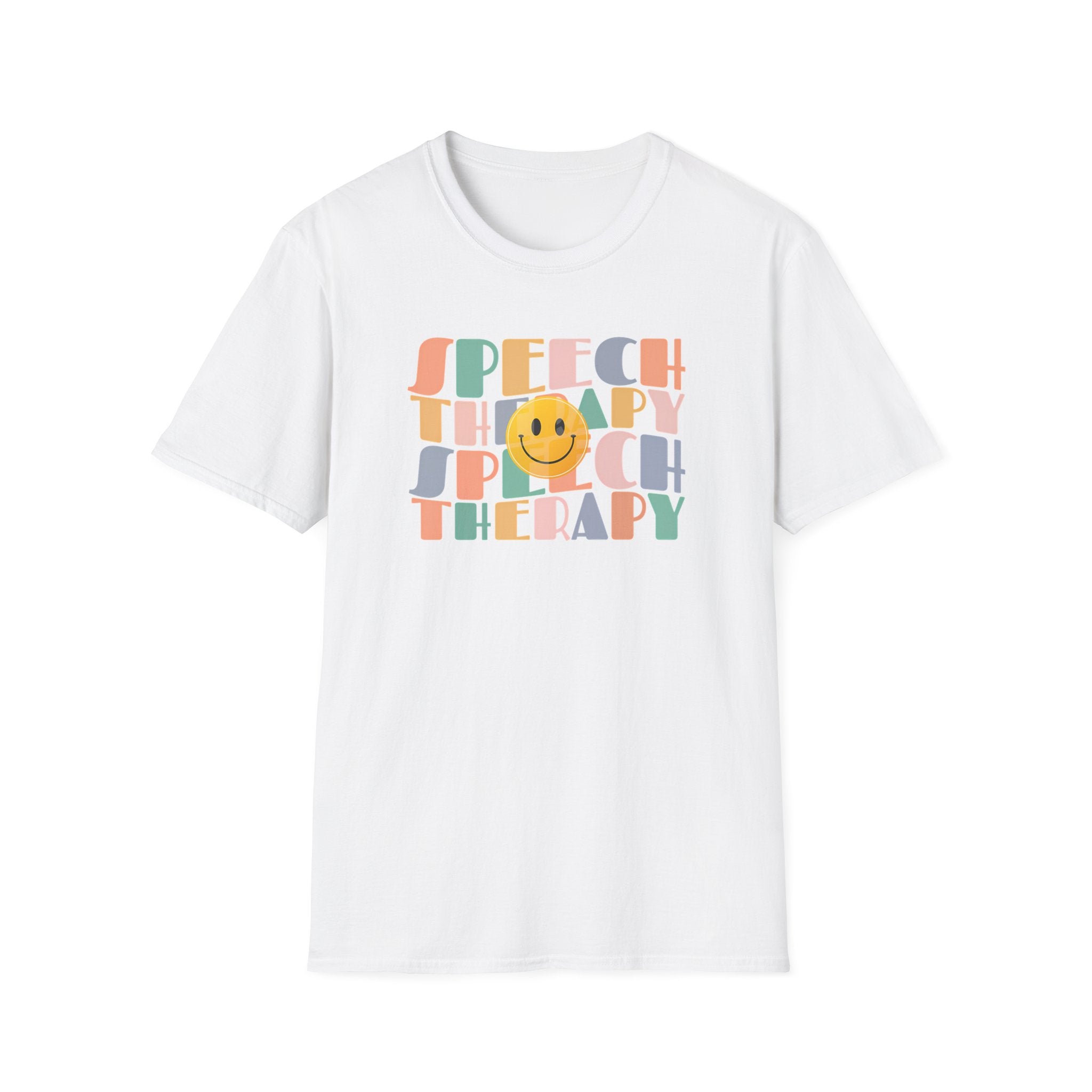 "Happy Speech" Retro Groovy T-Shirt