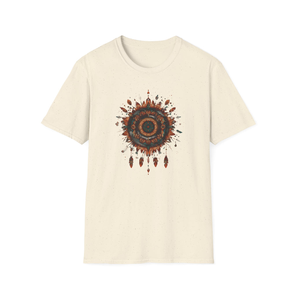 "Rustic Sun" Dreamcatcher Mandala T-Shirt
