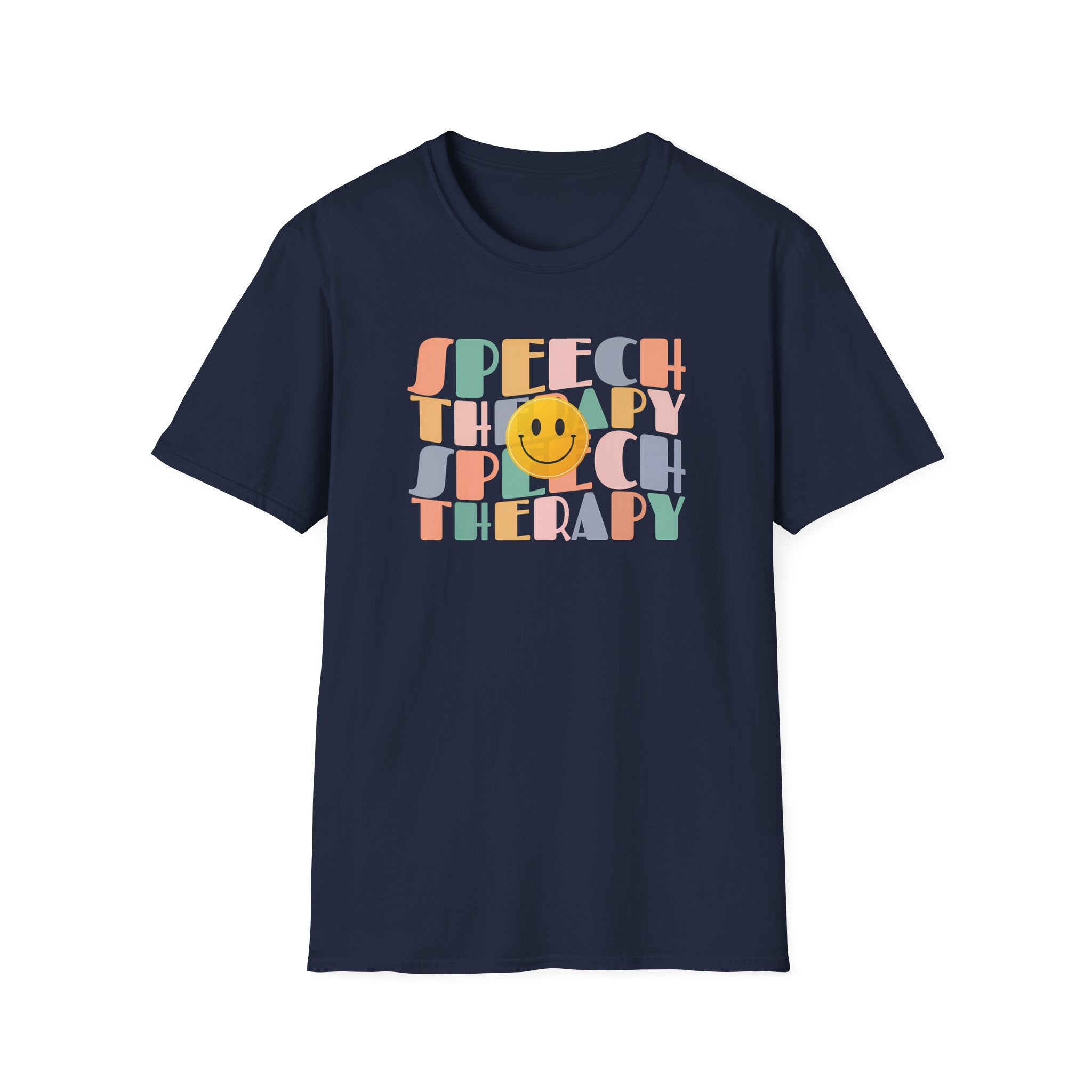 "Happy Speech" Retro Groovy T-Shirt