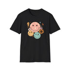 Electric Smiley Face Graphic T-Shirt