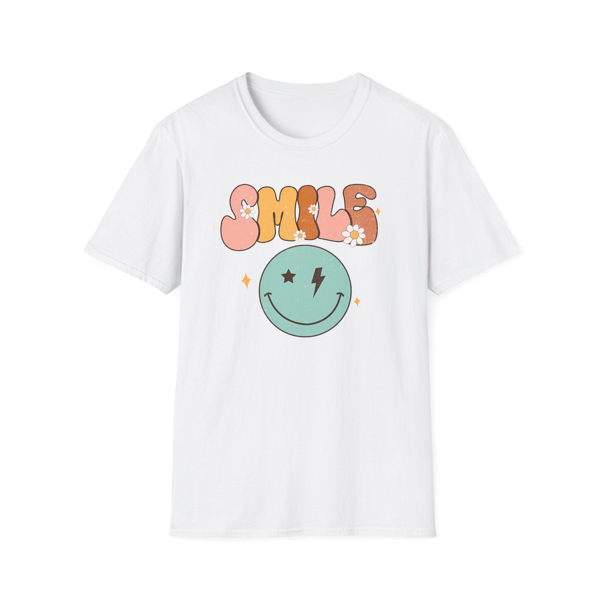 Retro Smile Graphic T-Shirt