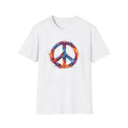 Vibrant Watercolor Peace Sign T-Shirt