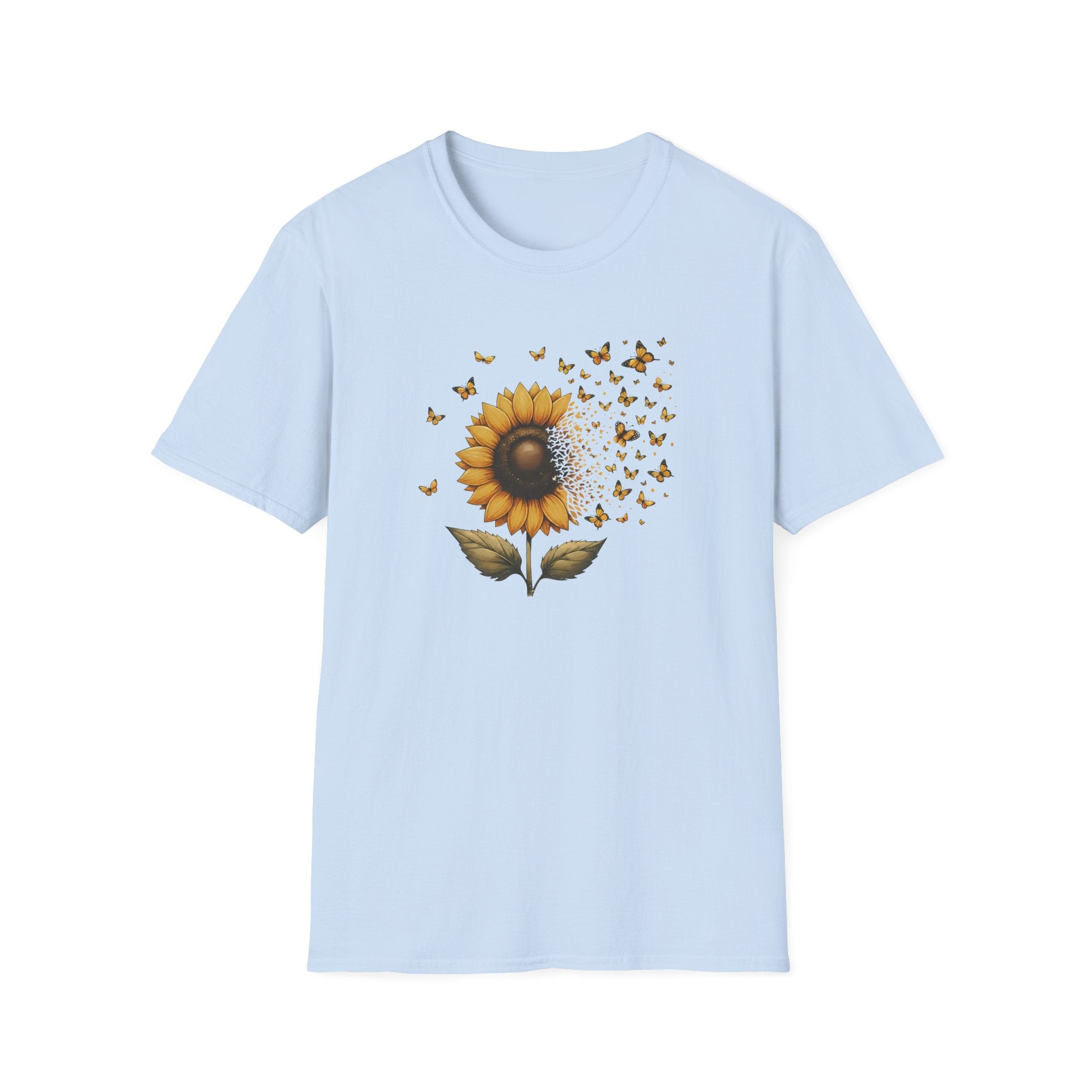 Sunflower Butterfly Transformation T-Shirt
