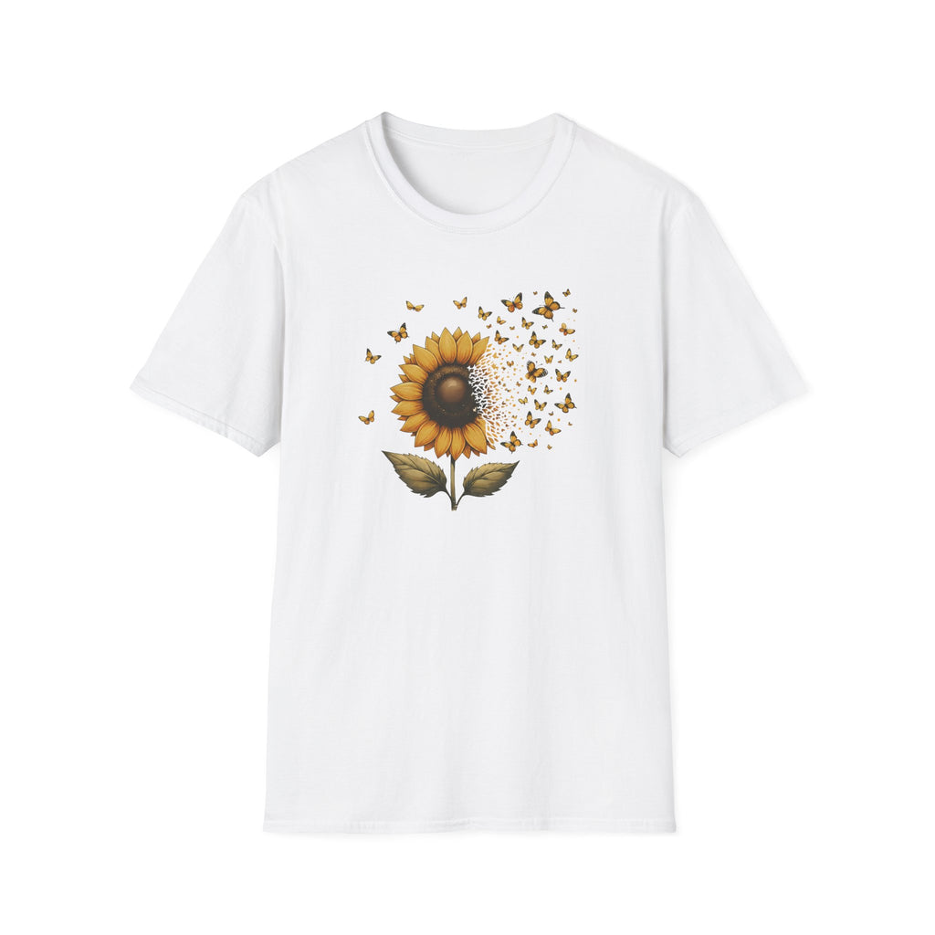 Sunflower Butterfly Transformation T-Shirt
