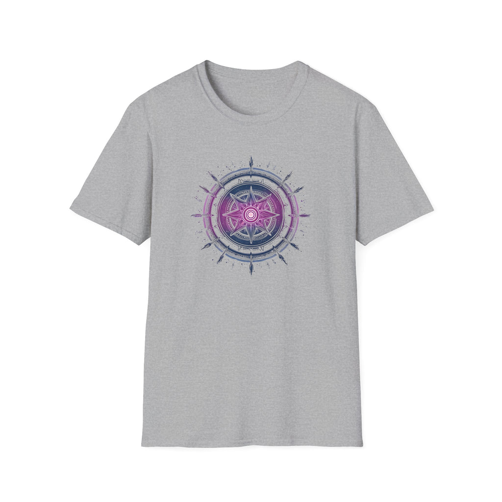 "Mystic Violet" Celestial Star Mandala T-Shirt