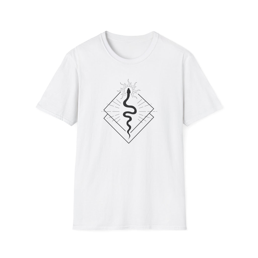 "Solar Serpent" Geometric Boho T-Shirt
