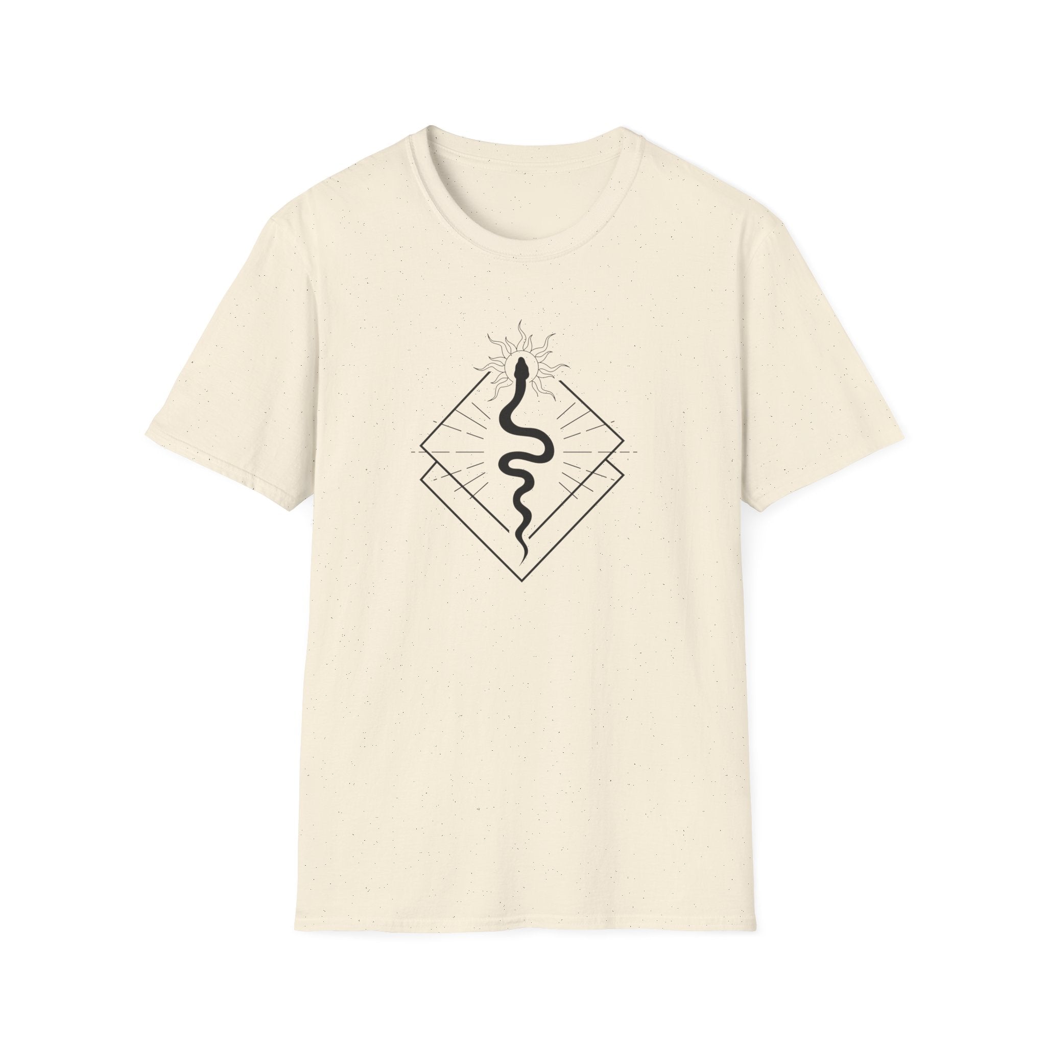 "Solar Serpent" Geometric Boho T-Shirt