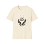"Cosmic Embrace" Celestial Sun & Moon T-Shirt