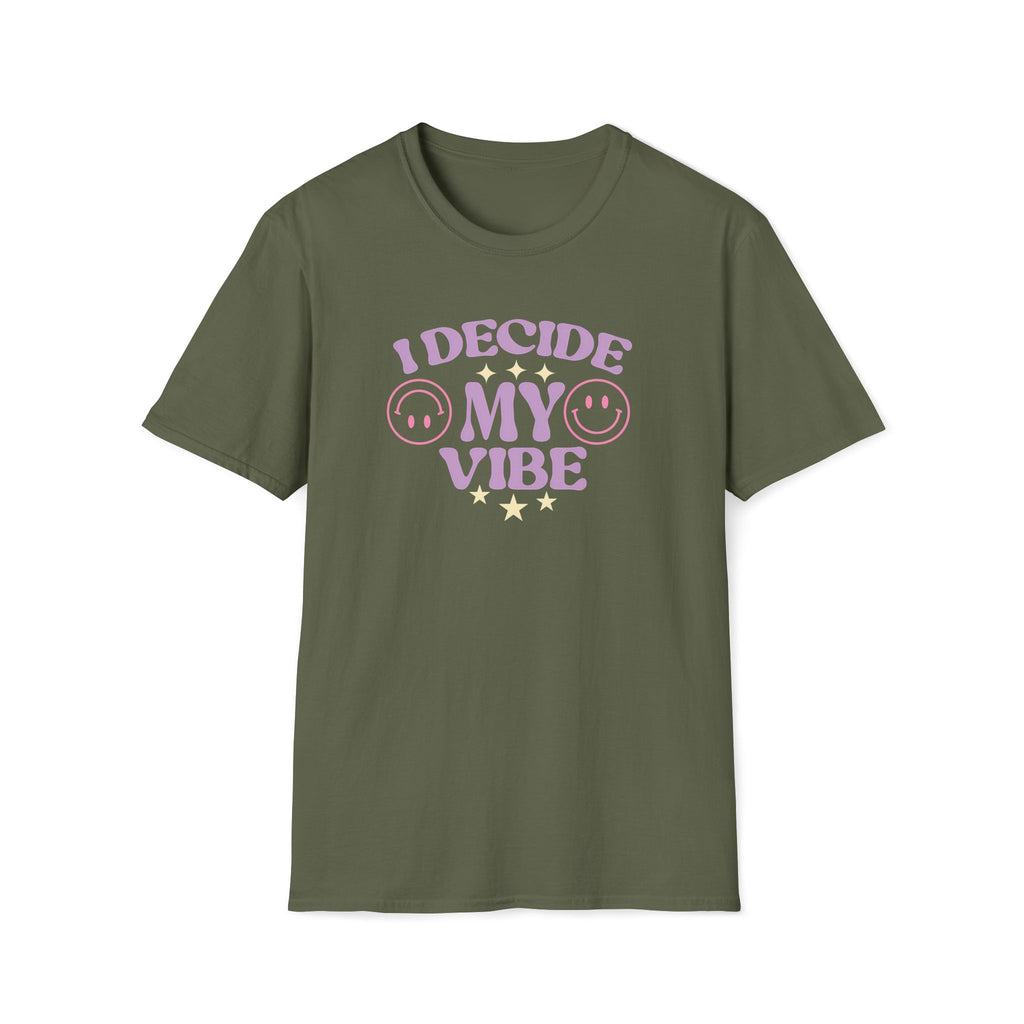I Decide My Vibe Retro Boho T-Shirt