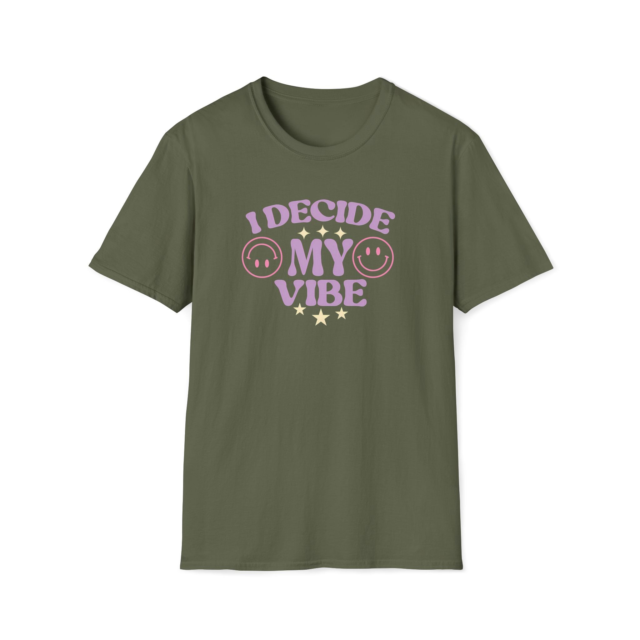 I Decide My Vibe Retro Boho T-Shirt
