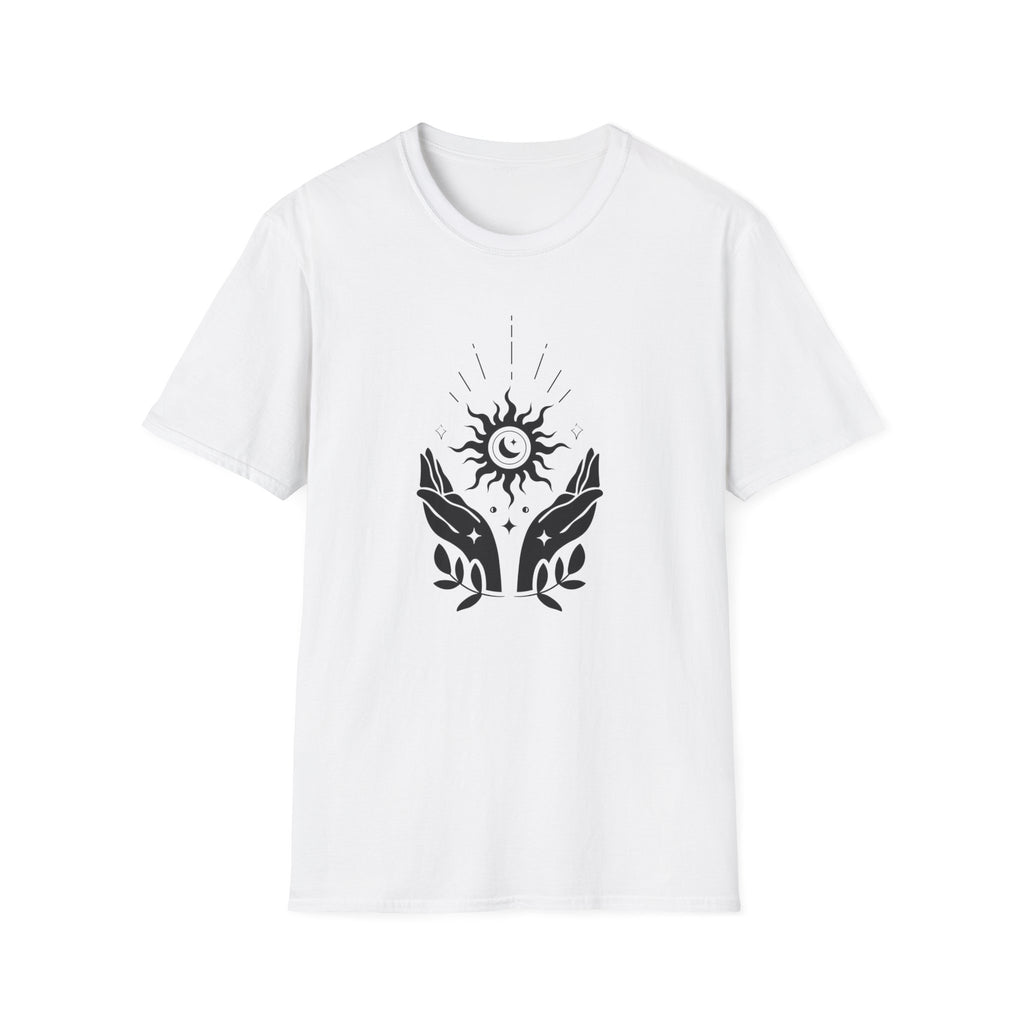 "Cosmic Embrace" Celestial Sun & Moon T-Shirt