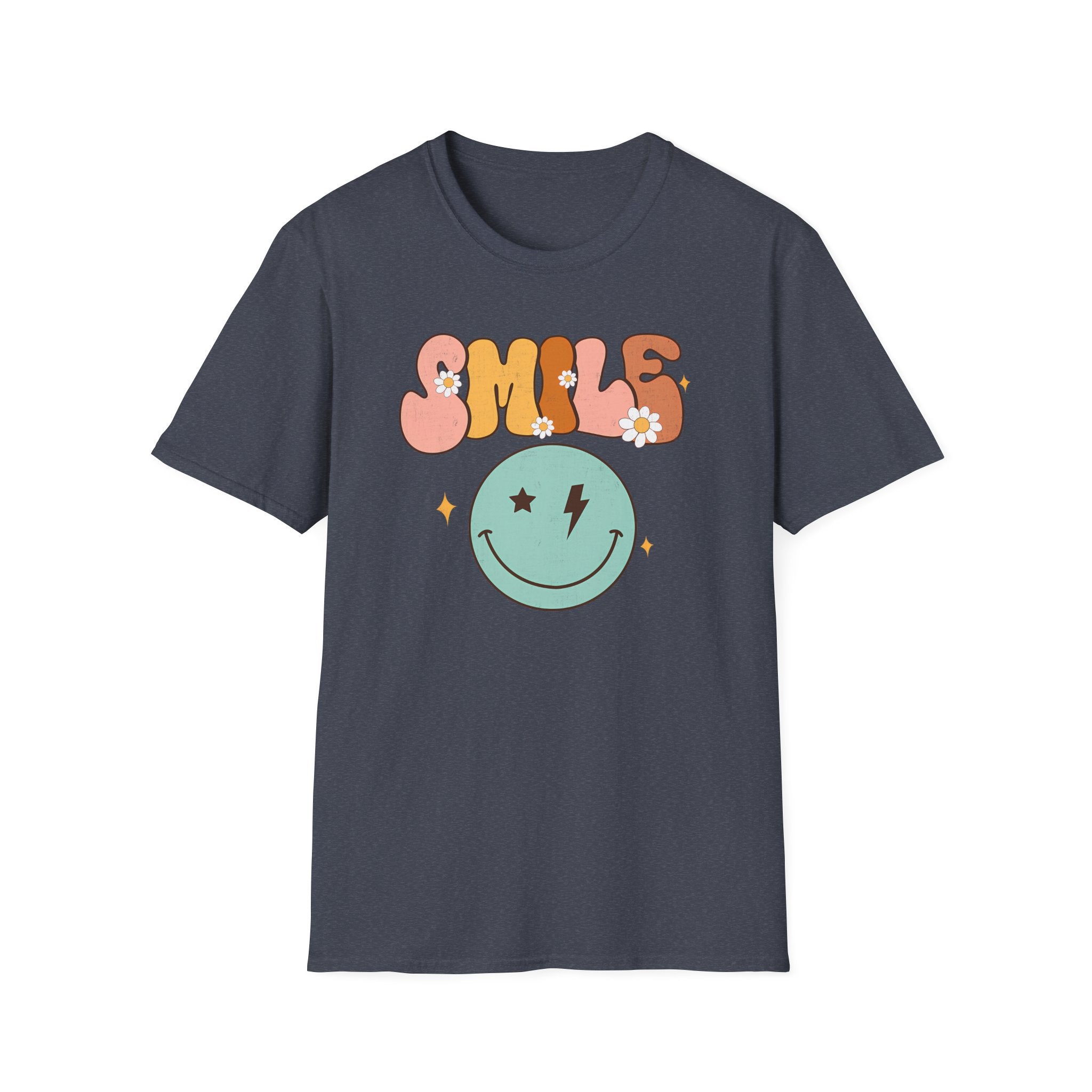 Retro Smile Graphic T-Shirt