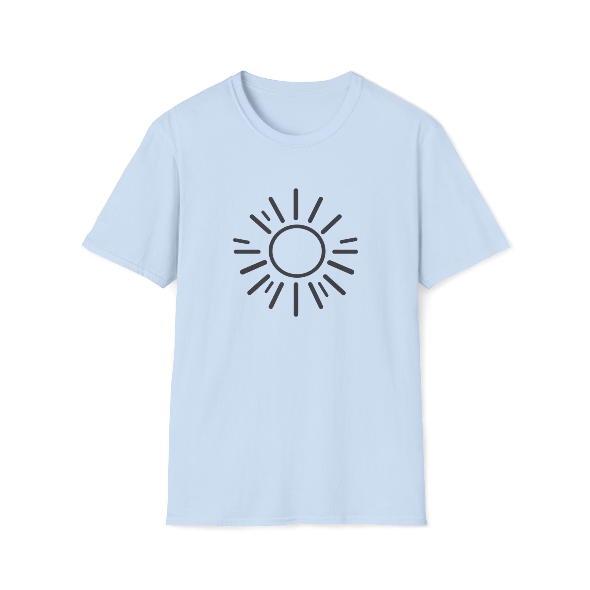 "Simple Sunshine" Minimalist Icon T-Shirt