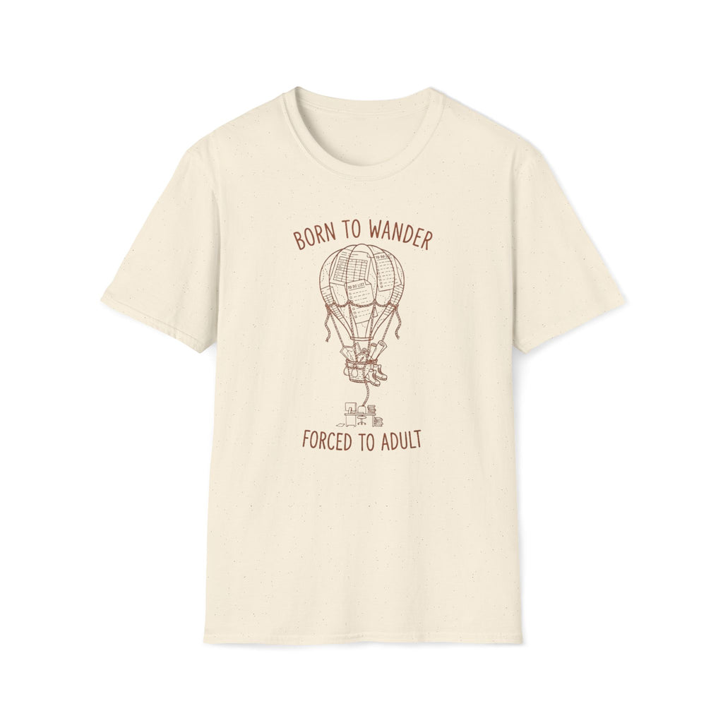 "Wanderlust & Work-Life Balance" Graphic T-Shirt