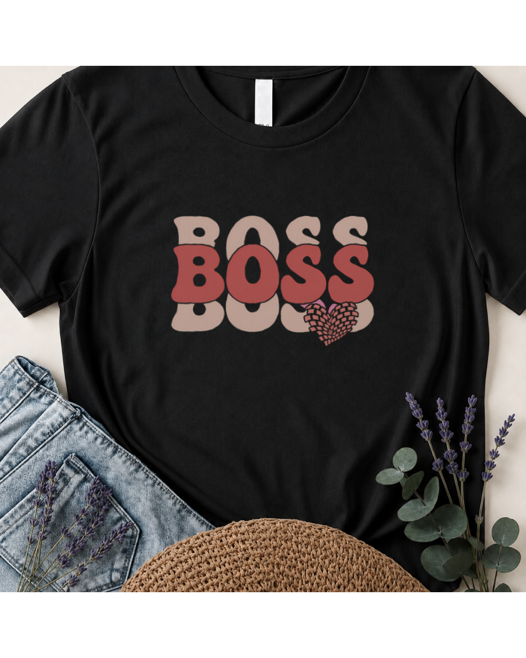 BOSS Retro Boho Graphic T-Shirt