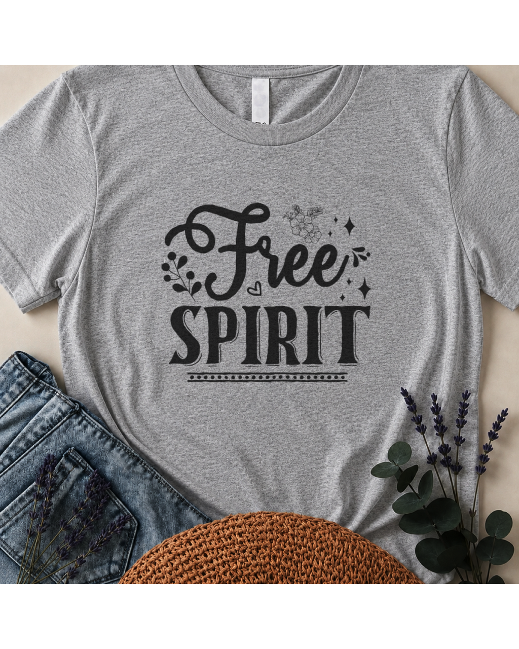 Free Spirit Boho Graphic T-Shirt