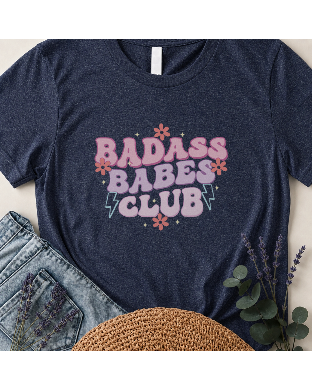 Badass Babes Club Retro Graphic T-Shirt